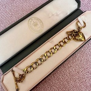 Juicy Couture Gold Chain Charm Bracelet